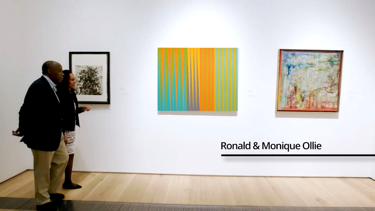 Ronald and Monique Ollie at Gallery